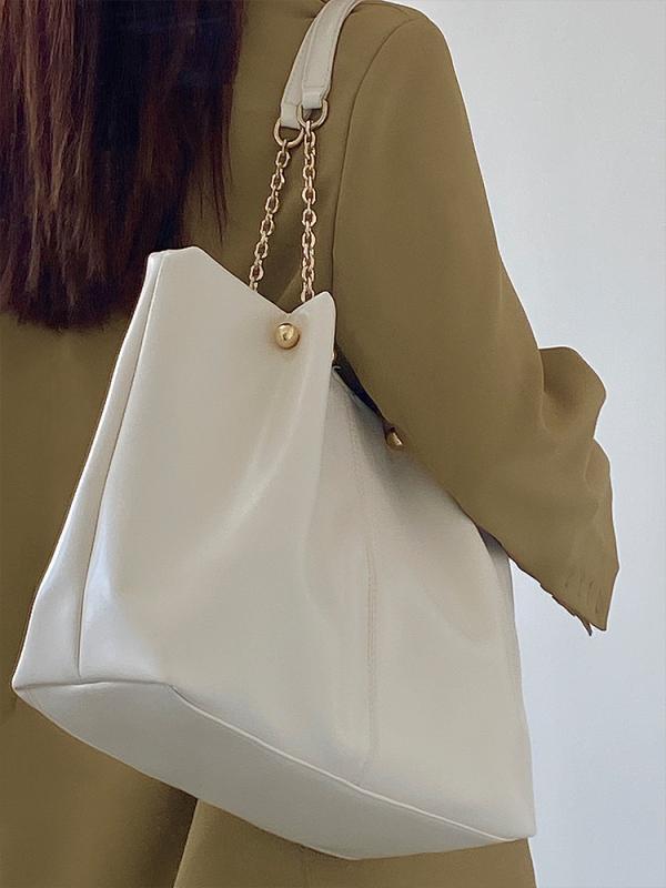 レディース 大学生 30代 秋 ソフトレザー マグネットバックル トートバッグ 春夏 PU 20代 バッグ ショルダー 大容量 肩かけ