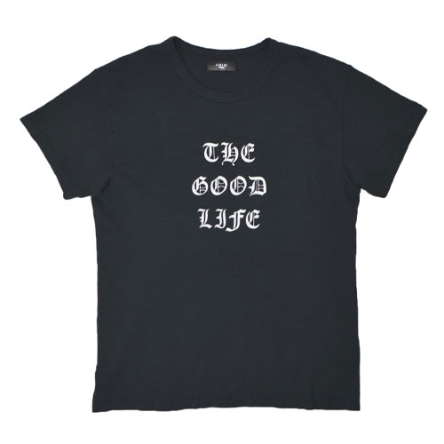 AMIRIGOOD LIFE VINTAGE TEE BLACKグッドライフ ヴィンテージ ブラック T-Shirt Tシャツ