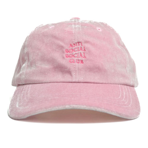 ANTI SOCIAL SOCIAL CLUBSmoothy Pink Capロゴ ピンク キャップ