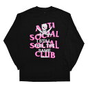 ANTI SOCIAL SOCIAL CLUBBlack Jack Black Long Sleeve TeeNEIGHBORHOOD コラボ ブラック Long T-Shirt ロングTシャツ