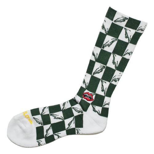 CHROME HEARTSPRO 99 EYES Socks / Greenクロム