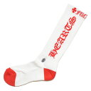 楽天EIGHTH SENSE 楽天市場店CHROME HEARTSOLD ENGLISH SOCKS - WHITE/REDクロムハーツロゴ ソックス 靴下