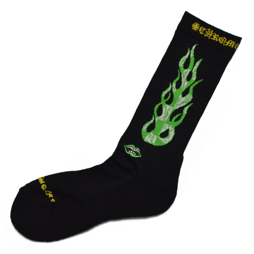 CHROME HEARTSMATTY BOY BRAIN Socks / Blackクロ