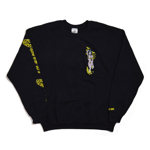 DEADLY DOLLcheetah crewneckデッドリーオールクルーネック トレーナーJesse Jo Stark ジェシ ジョー スターク