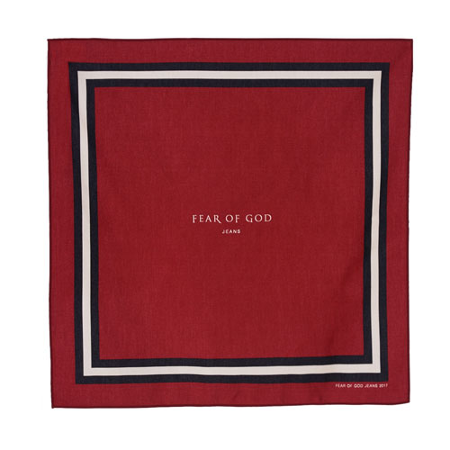 FEAR OF GOD - SIGNATURE SCARF ロゴ スカーフ バンダナ フィアオブゴッド