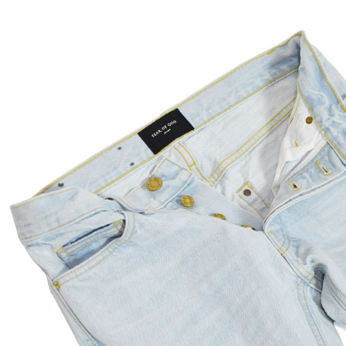 FEAR OF GOD - The Washed Out Indigo Selvedge Denim Jean FIFTH COLLECTION ウォッシュ セルビッジ デニム ジーンズ フィアオブゴッド 5th コレクション