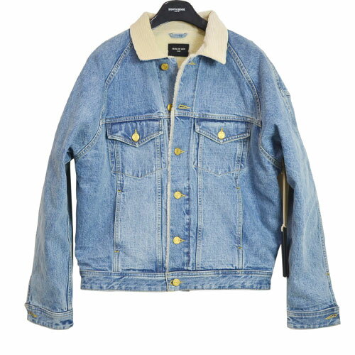 FEAR OF GOD - Selvedge Denim Alpaca Trucker Jacket FIFTH COLLECTION セルビッジ デニム アルパカ トラッカー ジャケット フィアオブゴッド 5th コレクション