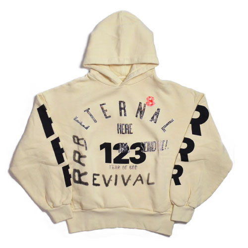 FEAR OF GOD X RRR 123 REVIVAL HOODIEフィアオブゴッド スエット プルオーバー パーカーコラボ 限定