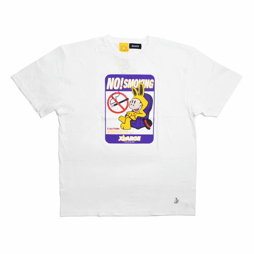 楽天EIGHTH SENSE 楽天市場店XLARGE x #FR2 NO! SMOKING T-Shirtエフアールツー エクストララージ コラボ ホワイト T-Shirt Tシャツ