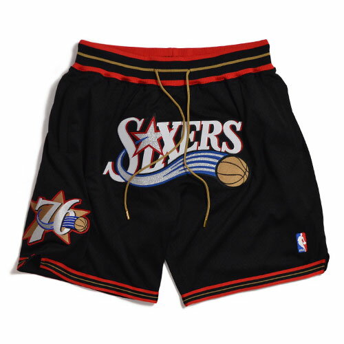 Just★Don PHILADELPHIA 76ERS X Mitchell & Ness Shorts ジャスト・ドン フィラデルフィア・セブンティシクサーズ ミッチェル&ネス バスケット ショートパンツ バスパン