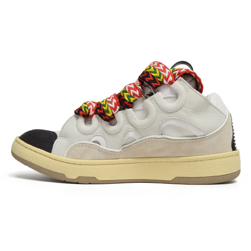 LANVIN PARISLEATHER CURB SNEAKERS / WHITEランバン パリレザー カーブ スニーカー ブラック