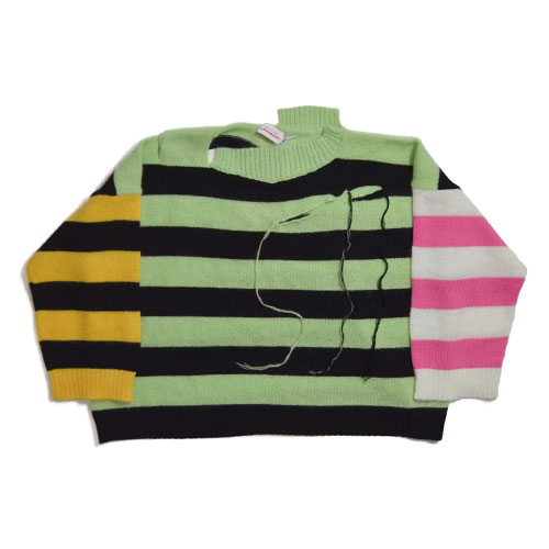 Charles Jeffrey LoverboySlash Stripe Jumperチャールズ・ジェフリー ラバーボーイ ボーダー ニット