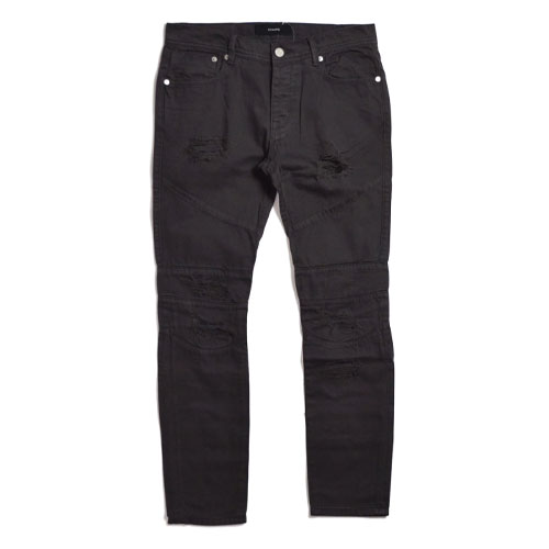 STAMPDDISTRESSED PANEL DENIMスタンプドデストロイ パネル デニム パンツ STAMPDDISTRESSED PANEL DENIMスタンプドデストロイ パネル デニム パンツ
