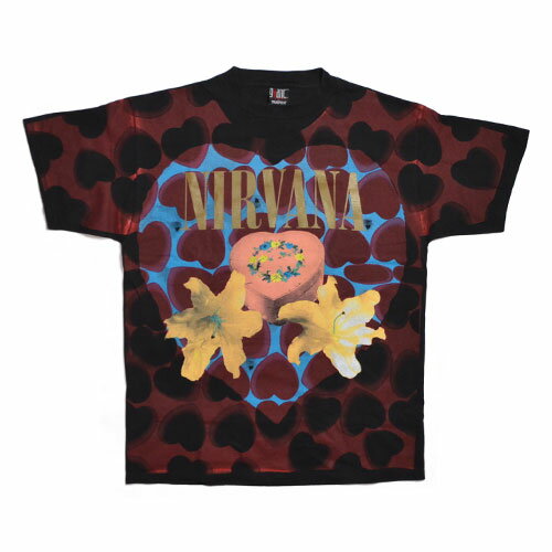 NIRVANA Heart-Shaped Box˥С ϡȡץȡܥåVintage T-shirt ơ T 