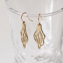 mnoi(ムノイ) / brass earrrings ピアス / イヤリング - middle レディース アクセサリー 真鍮製 日本製 受注生産 ハンドメイ...