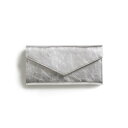 Ense アンサ 長財布 財布 sew135 garcon wallet ロングウォレット シルバー フラップ カード入れ 小銭入れ 有り 日本製 ゴートレザー...