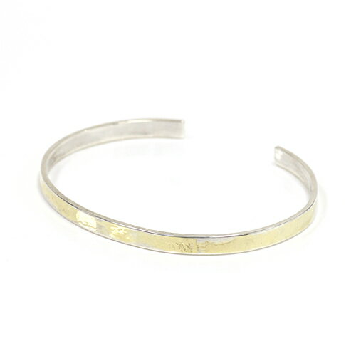 バングル k18 silver イロンデール エペパン hirondelle et pepin ブレスレット sv-01 プレートバングル 01 レディース ギ...