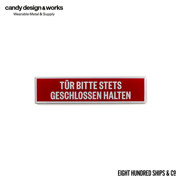 CANDY DESIGN & WORKS (キャンディーデザインワークス) / Aketarashimeru CS-01 マグネット付きサインプレート /バーガ...