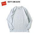 Hanes ヘインズ / BEEFY-T ビーフィー 長袖Tシャツ ヘザーグレー #060 H5186