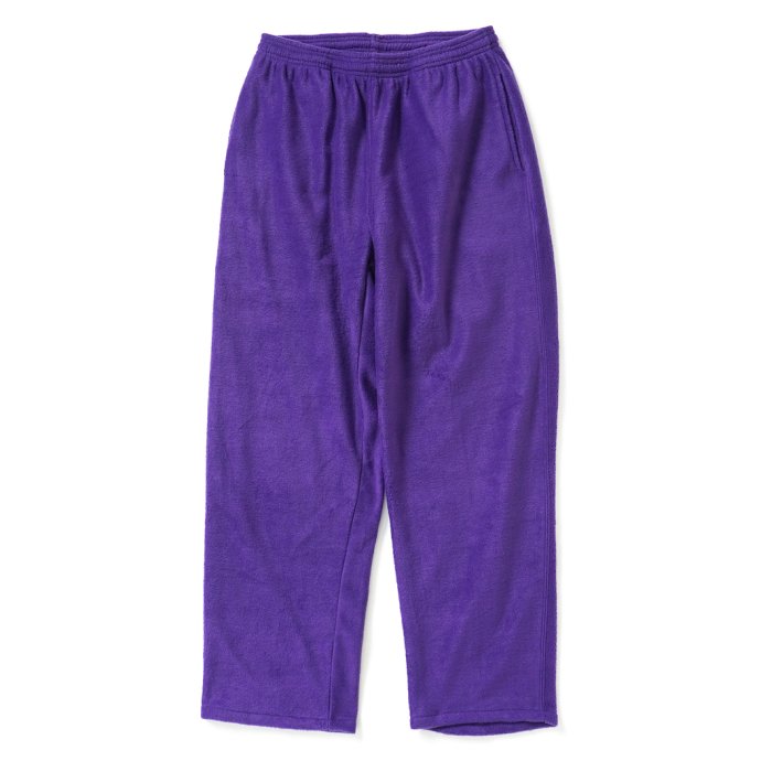 SMOKE T ONE / THE ONE MORKSKIN POLAR FLEECE PANTS フリースイージーパンツ - Purple パープル