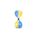 砂時計 M(バイカラー)A YExLBL イエローxライトブルー Hourglass M 10分 db081 インテリア 雑貨 置物 ペーパーウエイト オブジェ...