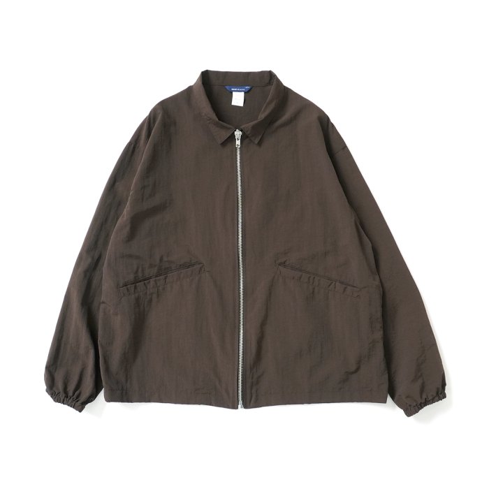 SMOKE T ONE / SHELLED NYLON BZ TOP - Brown ナイロンブルゾン ブラウン