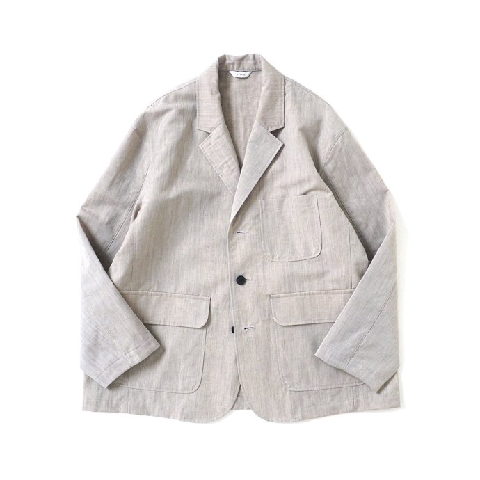 楽天ジュエリー／ファッション　EHS＼ 最大1万円 割引クーポン 配布中 ／ Kontor コントール / 3B UNSTRUCTURED JACKET - TAUPE 3ボタンジャケット トープ KON-JK02241 2024年春夏