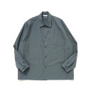 Kontor コントール / LS PANEL SHIRT - GREY パネルシャツ KON-SH05241 グレー 2024年春夏