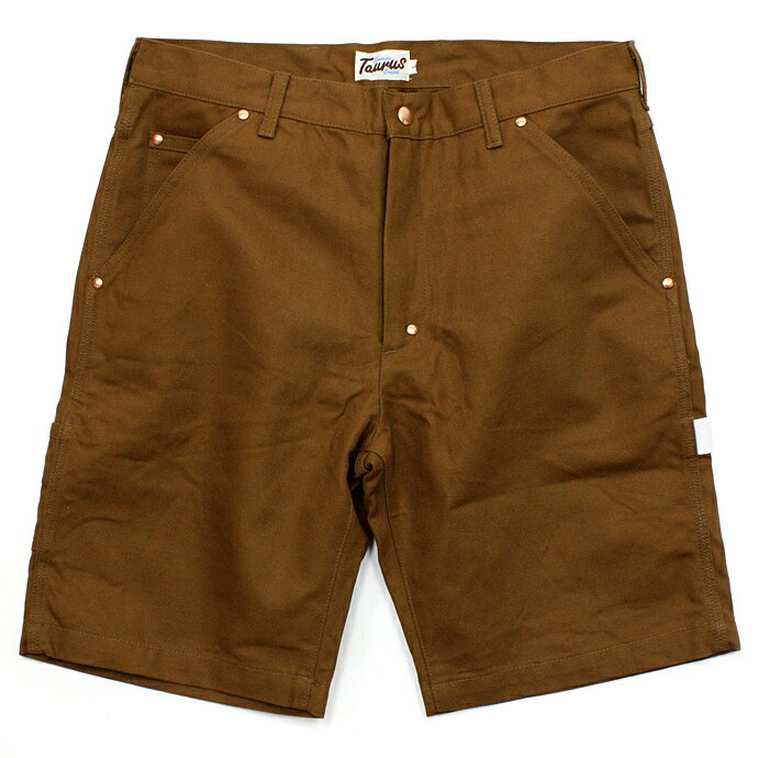 Taurus（トーラス）/ Canvas Tool Shorts キャンバスツールショーツ - Brown