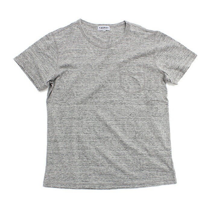 Taurus(トーラス)/ Flat Seamed Pocket Tee ポケットTシャツ- Heather全2色