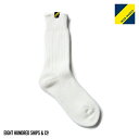 Trad Marks gbh}[NX / Old Rib Socks - White u\bNX zCg y  [ v`Mtg v[g j 蕨 |Cg  ܂