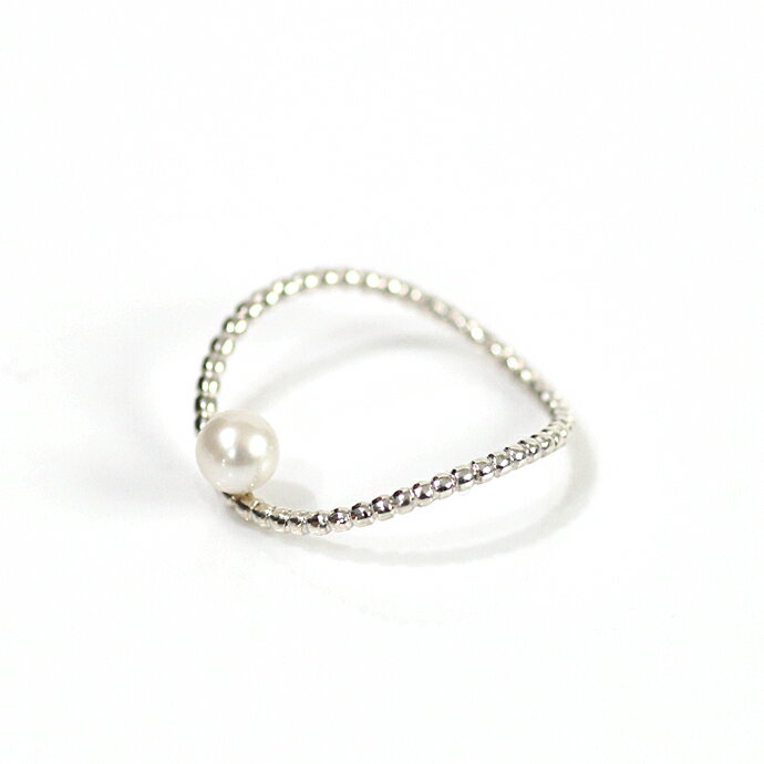 siki シキ SK-R27-SV パール＆グレインリング - シルバー レディース 指輪 ギフト アクセサリー ジュエリー 記念日 20代 30代 40代 50代 プチギフト お祝い 買いまわり プレゼント