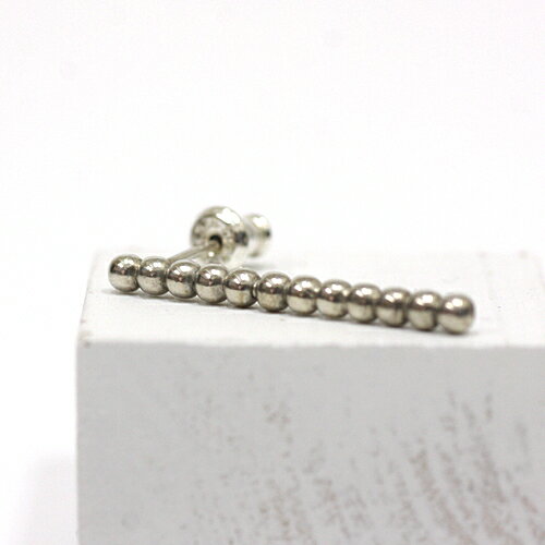 siki シキ P02SV つぶつぶピアス (片耳タイプ) レディース ギフト アクセサリー ジュエリー 記念日 20代 30代 40代 50代 プチギフト お祝い 買いまわり プレゼント