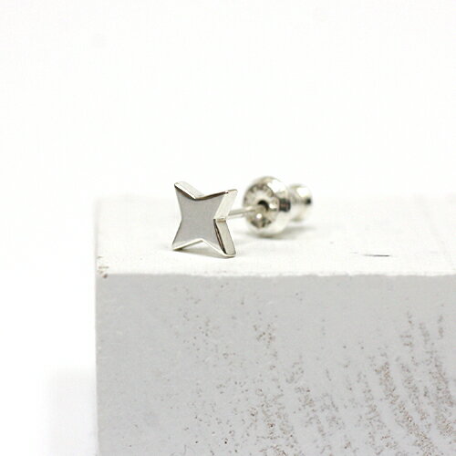 siki シキ P11SV シュリケンピアス (片耳タイプ) レディース ギフト アクセサリー ジュエリー 記念日 20代 30代 40代 50代 プチギフト お祝い 買いまわり プレゼント