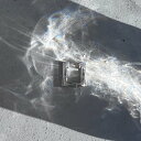 sinc シンク ワンタッチ スクエア フープ ピアス シルバー silver925 中折れピアス (片耳タイプ) レディース ハギーピアス メンズ ギフト アクセサリー ジュエリー 記念日 誕生日 シンプル プレゼント(4)