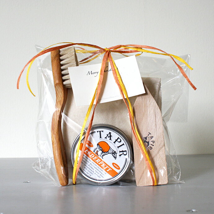 TAPIR(タピール) / ブーツケアキット(タピール・ブーツのお手入れ用4点セット) お手入れ シューケア グッズ 保護 靴 革靴 スニーカー 新生活 お祝い...