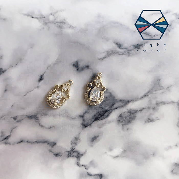 【BLACK FLIDAYクーポン発行中】ネイルジュエリー◎ティアドロップクリスタル【2個セット】ネイルパーツ ティアドロップ クリスタル ジュエリーパーツ