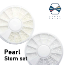 ネイル半球パール ストーンセット【4サイズ】ナチュラルパール ホワイトパール パールストーン 半球 パール ネイルパーツ ネイルアート ケース付き セルフネイル ジェルネイル ネイルアート用品 ハンドメイド