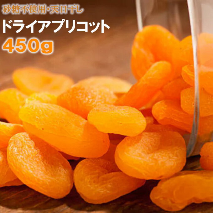 楽天Eight Shopドライ アプリコット トルコ産 450g 送料無料 アプリコット ドライ あんず 杏 杏子 あんず ドライあんず 食物繊維 豊富 ドライアンズ 健康 　杏子 あんず お徳用　おやつ ドライアプリコット ドライフルーツ 砂糖不使用