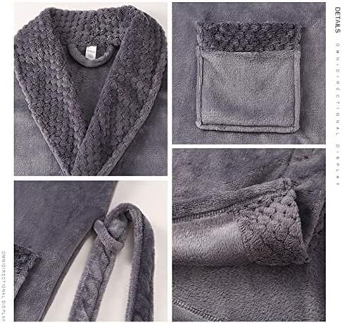 バスローブ メンズ ガウン レディース 男女兼用バスローブ お風呂上がり ルームウェア 部屋着 ナイトガウン おしゃれ ネイビー