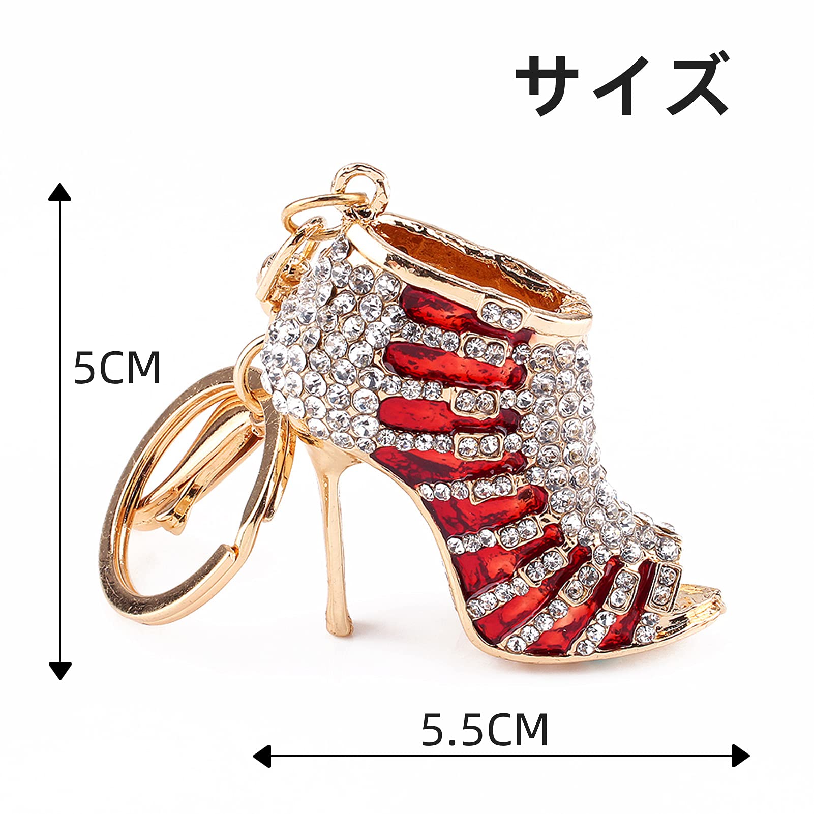 [AIXUAN] 亜鉛合金と黒い革のキーホルダーは2つのキーホルダーを持っています。（ギフトボックス付き） (タイプ5)