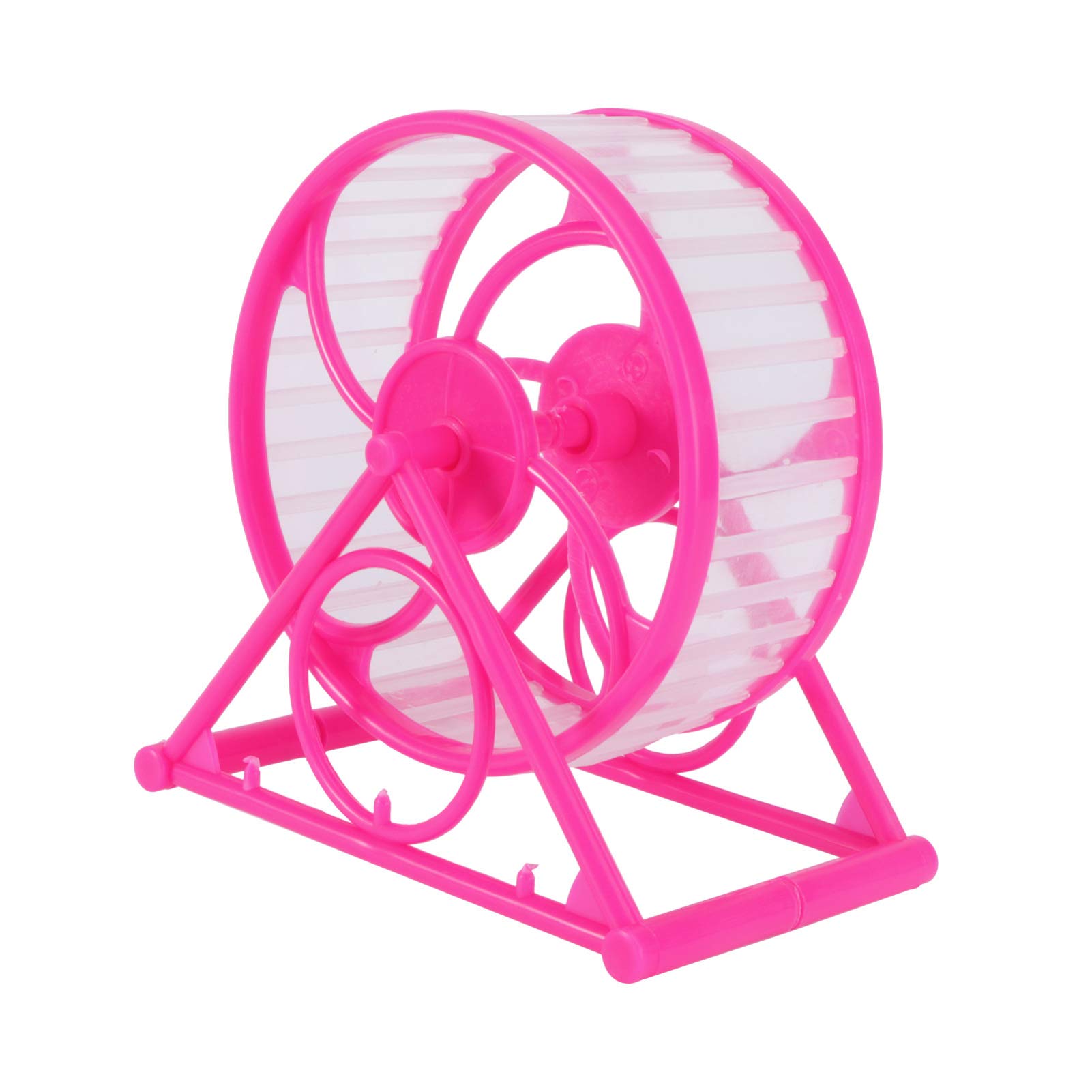 ハムスター回し車 サイレントホイール 走る おもちゃ 回し車 静音 ストレス解消 小動物用品 ピンク