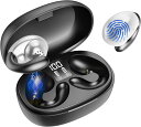 【2023年新登場 ワイヤレスイヤホン】 空気伝導イヤホン 骨伝導イヤホンの革新 Bluetooth5.3+EDR技術 耳を塞がない 耳掛け式 イヤカフ型 耳に入れない完全開放型イヤホン 軽量 快適装着感 音漏れ低減 無痛装着 圧迫感ゼロ 耳穴をふさがな