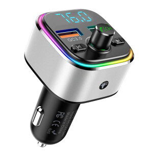 FMȥ󥹥ߥå Bluetooth5.0  2USBݡ QC3.0® ϥ󥺥ե꡼ 㡼㡼 å micro SD USB ֥롼ȥ Ĳں⡼ 7ѹǤled饤 12-24