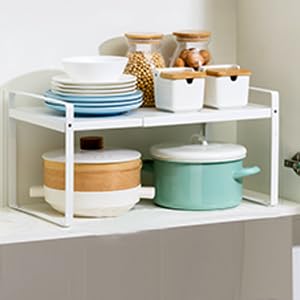 キッチンラック 伸縮 調味料ラック シンク下収納 シンク上収納 シューズラック コの字ラック キッチン収納 台所収納 【2023年新型】収納棚 シンプル キッチンワイドラック 伸縮式 シンク下収納棚 伸縮キッチンの層別棚戸棚の下流しお皿調味料カウンター収