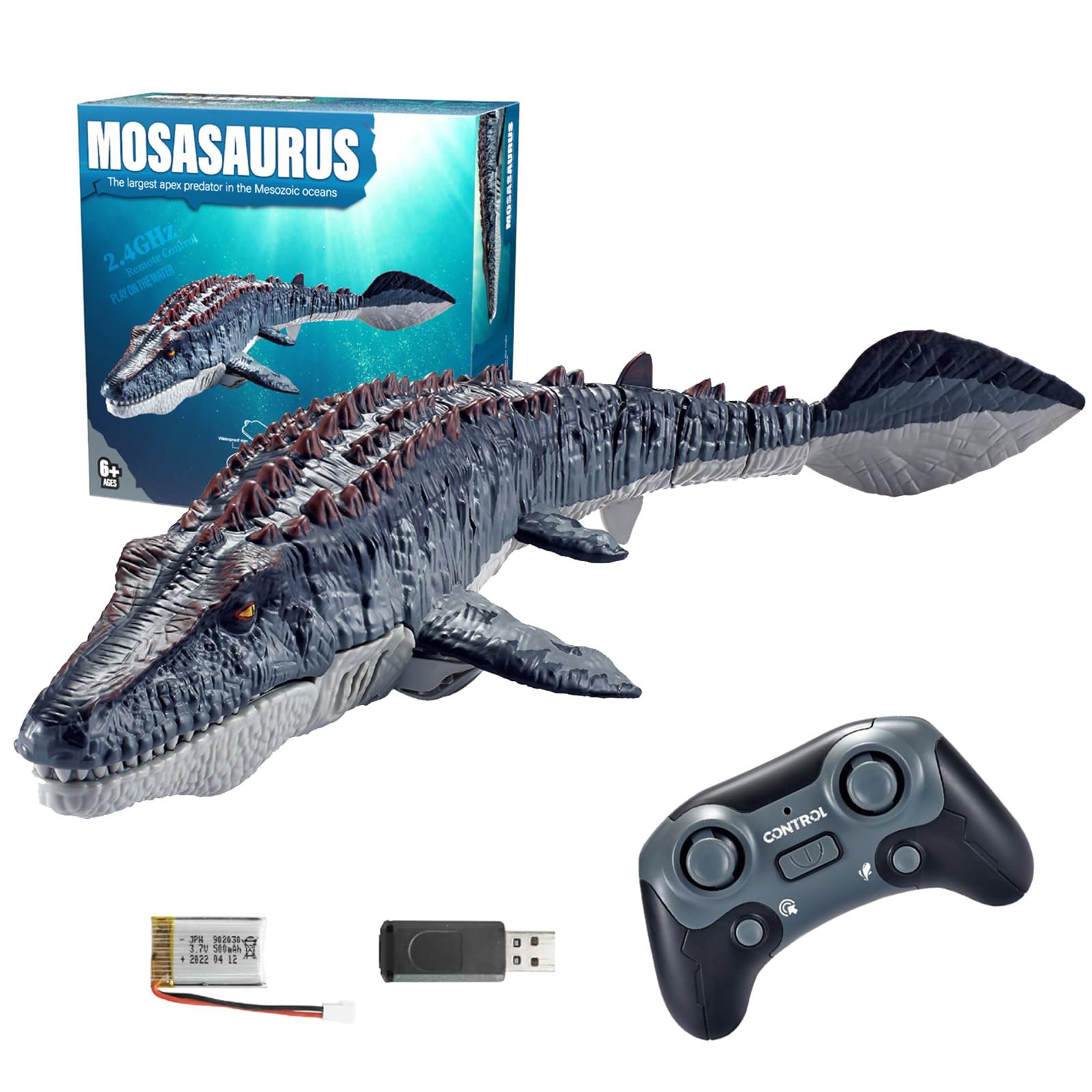 最新型 ロボット モササウルス 恐竜 海洋動物 おもちゃ 夏対策 プレゼント 子供のためのプールのおもちゃ(6歳以上)