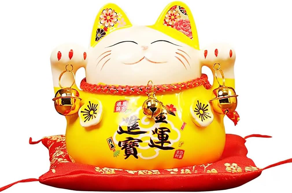 楽天市場】招き猫貯金箱(座布団付)の通販