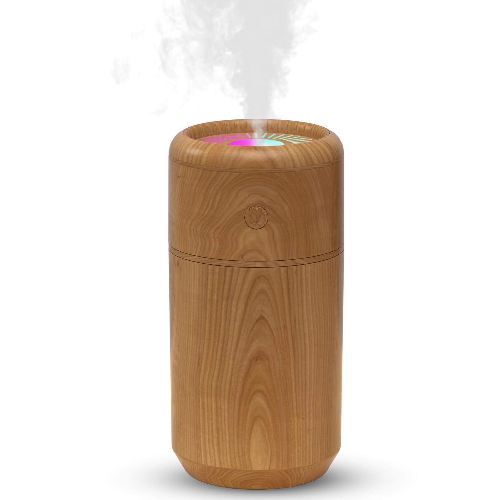 【2024発売新モデル加湿器・木目調】加湿器 小型 卓上 加湿器 除菌 アロマ対応 RGBライト お手入れ簡単 350ml 6畳対応 超音波加湿器 静音 卓上加湿器 自動停止機能 空焚き防止 加湿器 小型 卓上加湿器 次亜塩素酸水対応 乾燥/花粉症対策