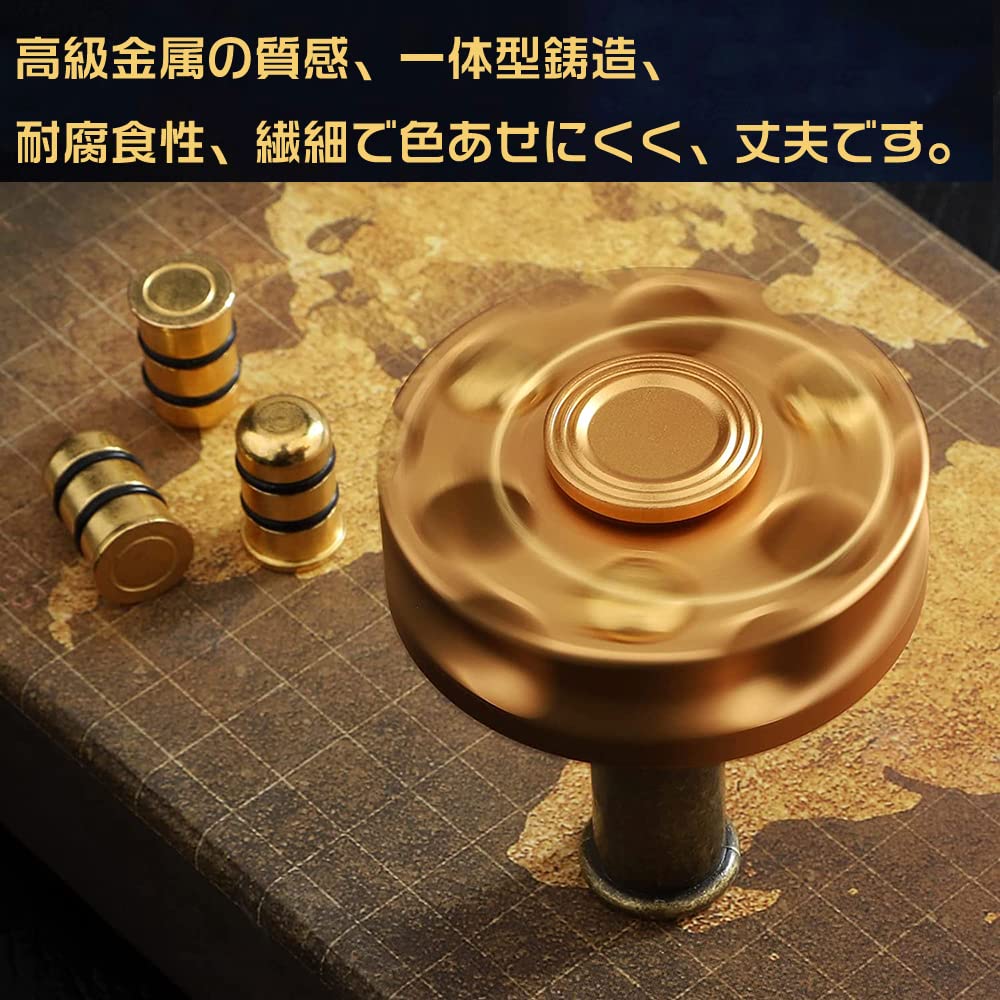 ハンドスピナー 指スピナー 超耐久性 高速回転 ストレス解消 暇つぶし 3〜5分平均スピン（6歳以上）