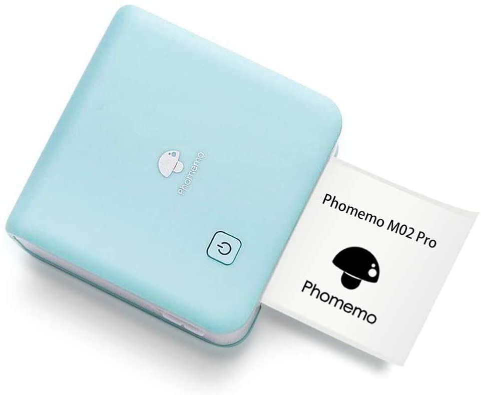 フォトプリター Phomemo M02 PRO 300DPI ミニ サーマルプリンター モバイルプリンター ポータブル式 フォトプリンタ メモプリンター 感熱プリンター Bluetooth接続 写真・メモ・手帳・領収書・ラベル 学生用 在宅勤務 自宅学習